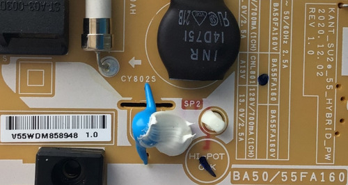 Fuente Samsung 55fa160 / Kant_su2e_55_hybrid / Un50tu7000f (Usado)