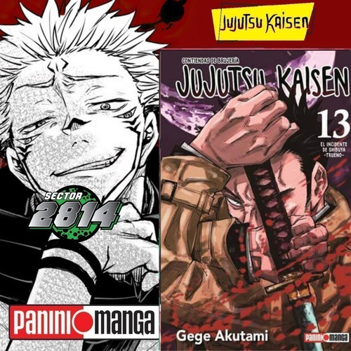 Combo Jujutsu Kaisen Tomos 11 Al 13 Panini