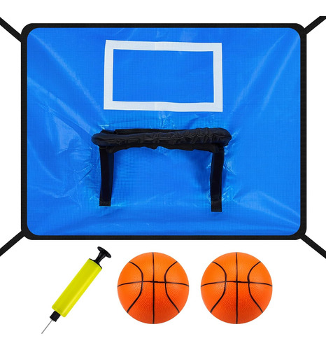 Aro De Baloncesto Para Cama Elástica Con Recinto, Mini 2 Pel