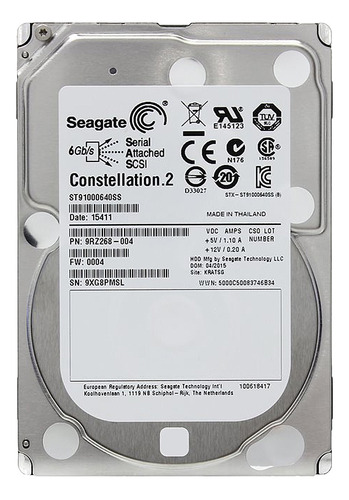 Disco Seagate 1tb 6g Sas Constellati 2 St91000640ss