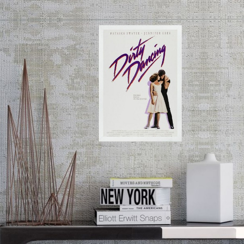 Quadro Poster Do Filme Dirty Dancing 33x24cm - Com Vidro