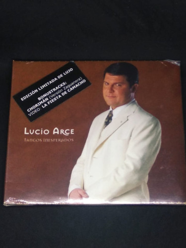 Cd Lucio Arce Tangos Inesperados Ed Limitada    Supercultura