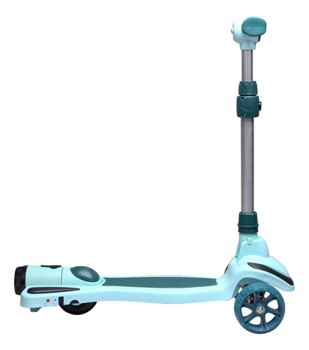 Star Kids Scooter Patín Infantil Cohete Con Luces Y Humo Color Azul Azul