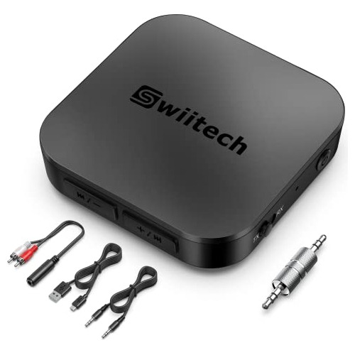 Swiitech Bluetooth Transmitter Receiver, 2-in-1 V8xj6