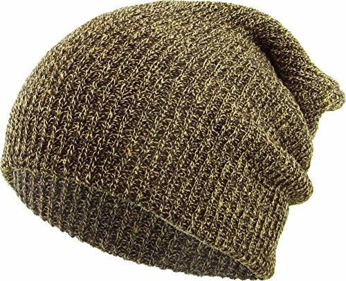 Kbw-12 Olv Sólido Slouchy Beanie Cráneo Del Sombrero Del Cas