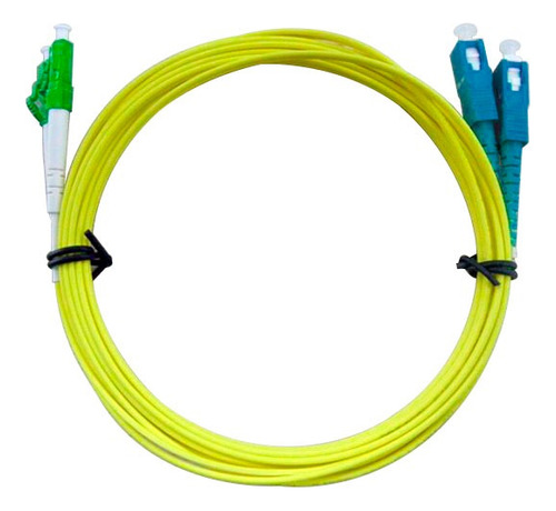 Lc(apc)/sc  1 Mts Duplex Monomodo Fibra Óptica Patch Cord