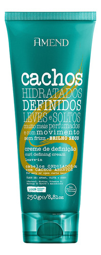 Amend Cachos Ondulados E Abertos - Leave-in 250g Blz