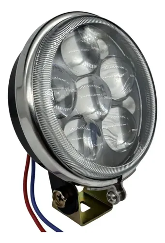 Par Farol De Milha Led Azul Off Road 90mm Redondo | Parcelamento