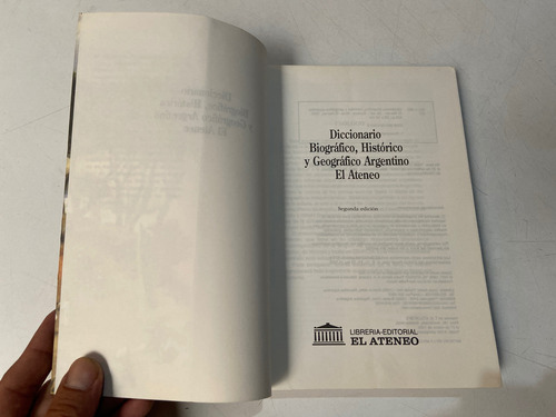 Diccionario Biográfico Histórico Y Geográfico Argentino (Usado)