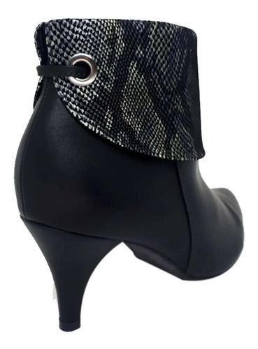 Imagem 5 de 5 de Bota Feminino Ankle Boot Bico Fino Piccadilly 745060 - Maico