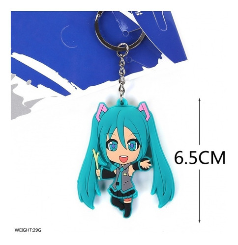 Llavero De Anime Vocaloid Miku Hatsune Chibi