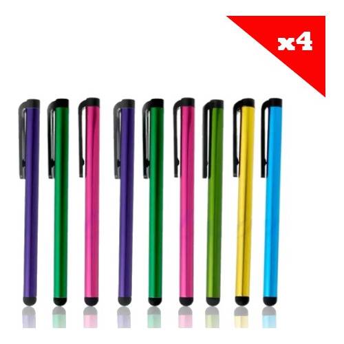 4x S Pen Lapiz Tactil iPhone Android Tableta Xiaomi Y Mas 