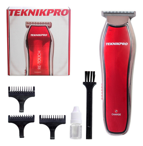 Teknikpro Re Touch Trimmer Recargable Cortadora Pelo 6c