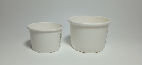 Vaso,pote S/tapa, Ideal Helado 120ml (2 Bochas De Helado)x50