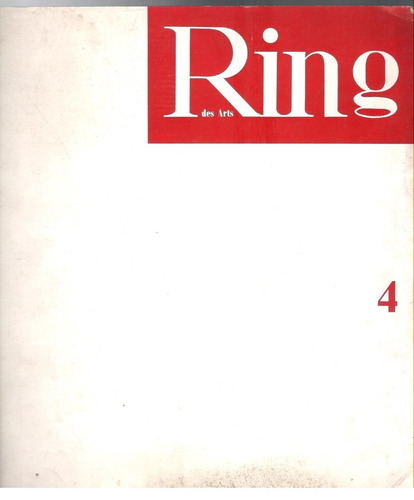 Revista / Ring Des Arts ( Cercle D' Art Contemporain 1963 )