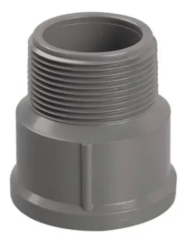 Manguito roscado de PVC con conector adhesivo x rosca interior well2wellness 2 unidades 63 mm x 2 200166