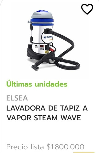 Lavadora Y Aspiradora A Vapor Profesional 