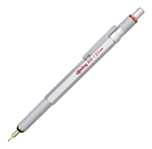 Portaminas/lapicero Rotring 800 0.5 Mm Plata Dibujo Técnico