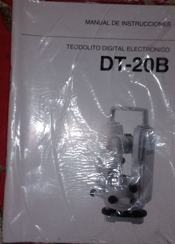 Teodolito Digital Electrónico Topcon Dt-20b (Usado)