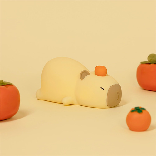 Lámpara Dimmable Silicona Capibaras Usb Para Niños Color De La Estructura Color De La Pantalla