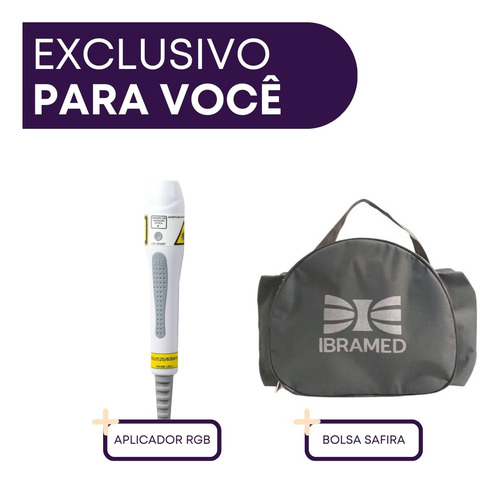 Laserpulse Probe P1 Led Rgb Ibramed Bolsa Eletroestimulação