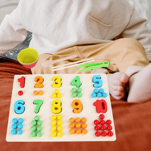 General Juego De Cuentas De Tablero De Madera, Rompecabezas