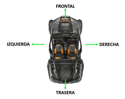 Kit Cubrepolvo Flecha Tras Int Izq O Der Rzr 900xp 11-14