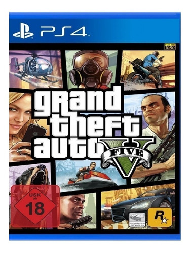 Imagen 1 de 5 de Grand Theft Auto V Standard Edition Rockstar Games PS4 Físico