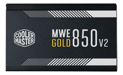 Fonte Cooler Master Mwe Gold 850 V2 80 Plus Gold 850w P Cor Preto