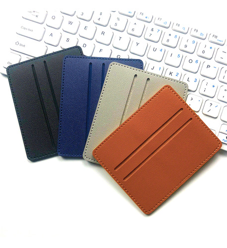 Funda Minicartera De Piel Con Múltiples Ranuras Para Tarjeta