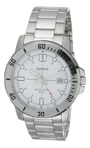 ~? Casio Classic Silver-tone Stainless Steel Band Reloj Indi