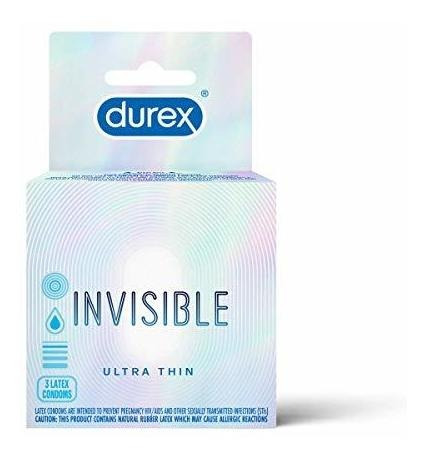 Durex Invisible Preservativo, Pm91276, 3 Count, 1, 1