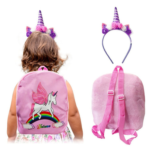 Imagem 3 de 9 de Kit Maquiagem Infantil Com Mochila Completo Bz135 + Brindes