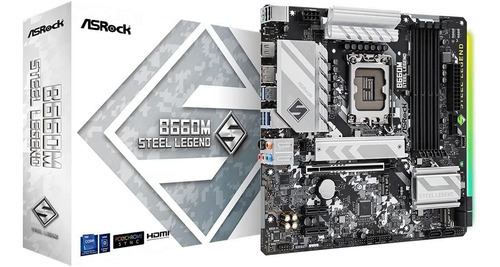 Tarjeta Madre Asrock B660m Steel Legend Intel Core Pcle 5.0