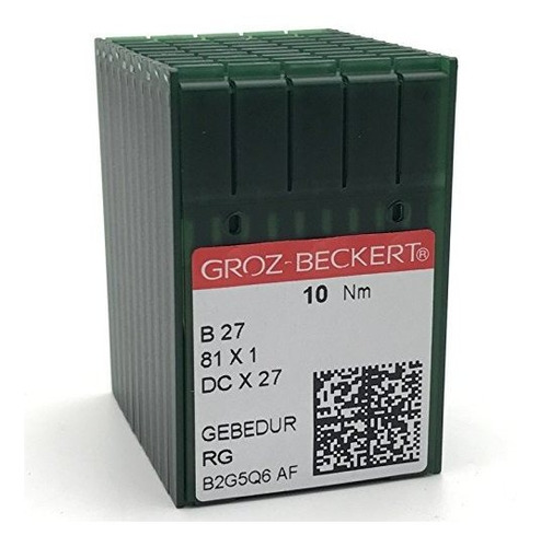 Agujas Para Máquina De Co 100 Paq. Groz-beckert B27, Dcx27, 