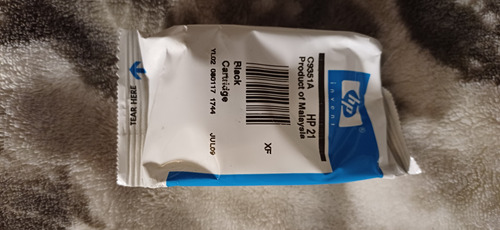 Cartucho De Tinta Hp 21 Negro Original
