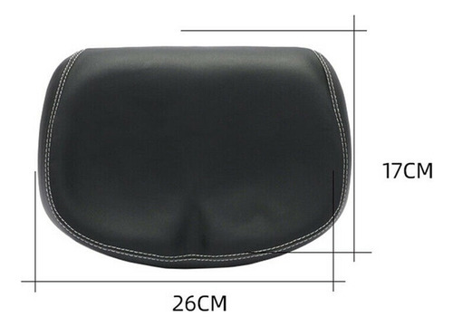 Bp1 Asiento De Bicicleta Eless Wide Soft Pu (negro)