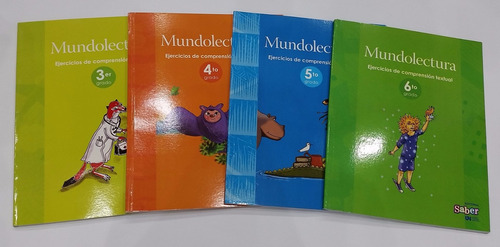 Libro Mundo Lectura 3,4,5,6, Nuevos