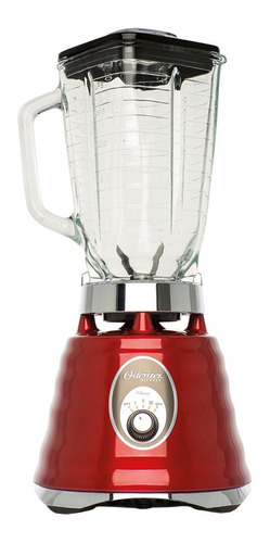 Liquidificador portátil Oster Osterizer Classic 1.25 L vermelho com jarra de vidro 127V