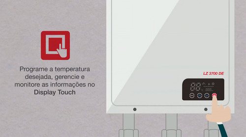 Aquecedor Lorenzetti 37 Litros Glp Branco Para Até 4 Duchas