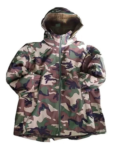 Campera De Neopreno Táctica Militar Camuflada Impermeable