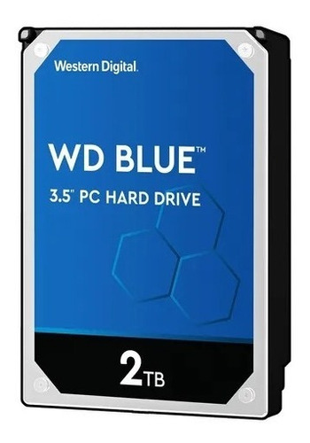 Disco Rígido 2tb Hd Pc 3.5  Western Digital 2 Tb Blue Sata 3