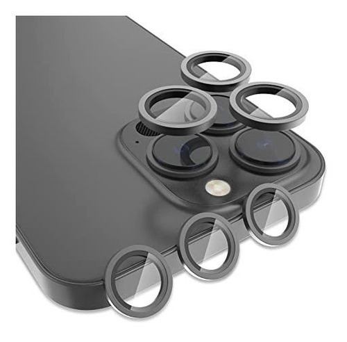 [2 Sets]metal Full Cover + Tempered Glass Circle Rnw6k