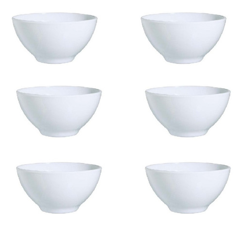 Bowl Cerealero Vidrio Templado Arcoroc X 13 Cm. X6