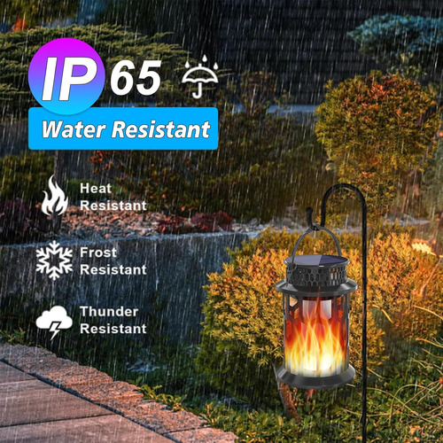 Aityvert Luz Solar Colgante Al Aire Libre Impermeable Llama