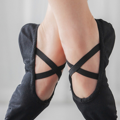 1 Par De Zapatos De Baile Elásticos Para Mujer