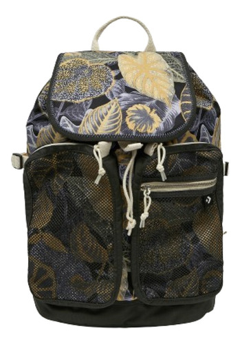 Mochila Converse Rucksack Print Serene Azul Con Flores