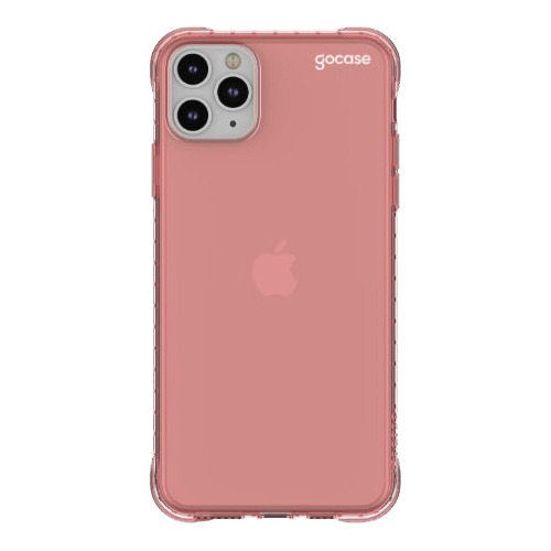 Capa Capinha Para iPhone 11 Pro Max Anti Choque Rosé Linda