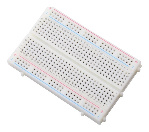 Protoboard Breadboard Blanca 400 Puntos Proto Tablilla Rpi 4