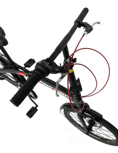 Imagen 2 de 4 de Bici Plegable Fire Bird Curve Freno A Disco Rodado 20